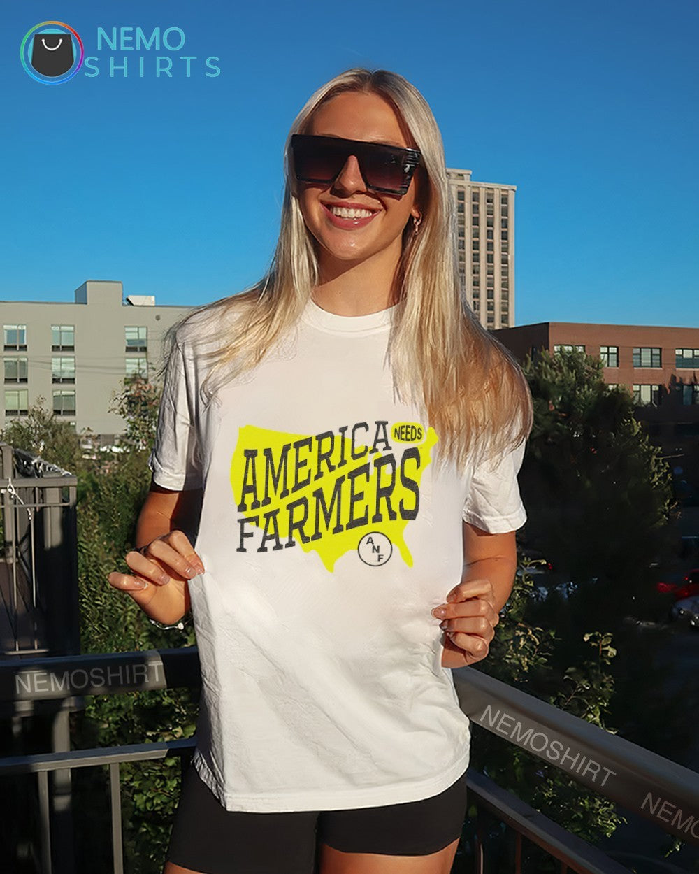 America needs farmers Iowa Hawkeyes shirt