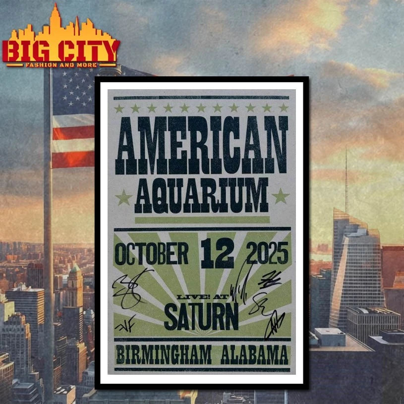 American Aquarium October 12 2025 Birmingham Alabama Poster Shirt