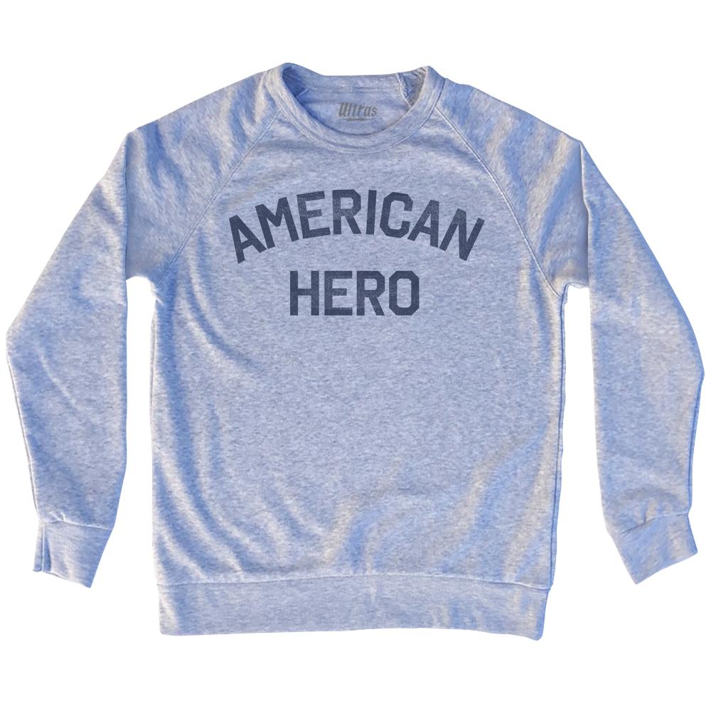 American Hero Adult Tri-Blend Sweatshirt Style001