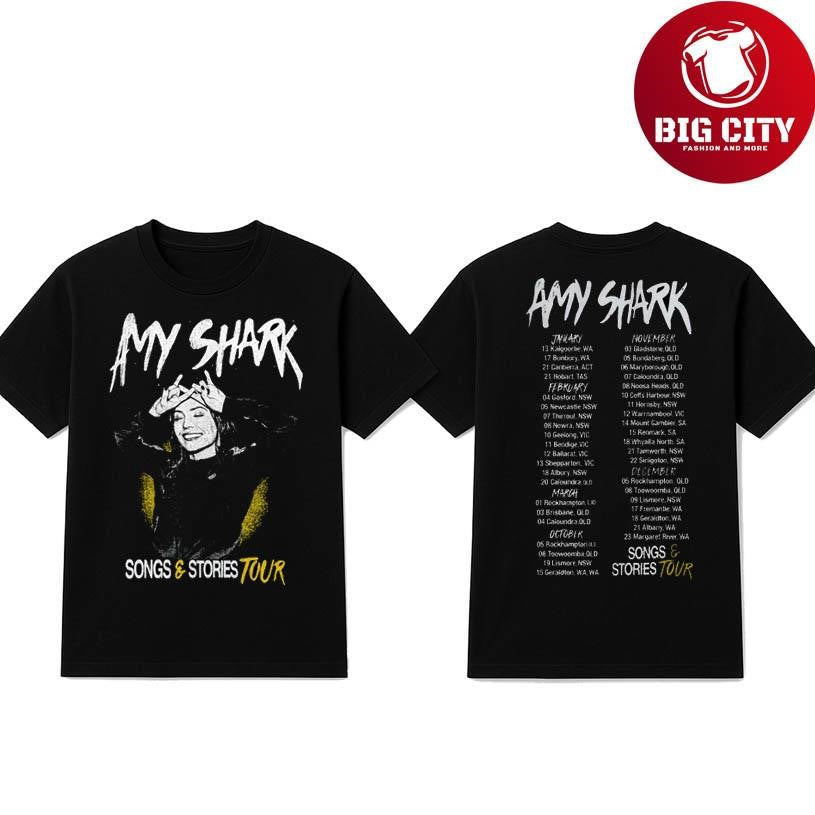 Amy Shark Song & Stories Tour 2026 Two Sided Shirt
