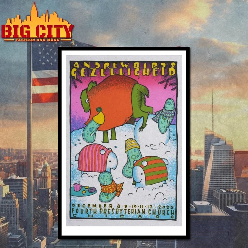 Andrew Bird In Chicago IL On Dec 8-12 2025 Poster shirt