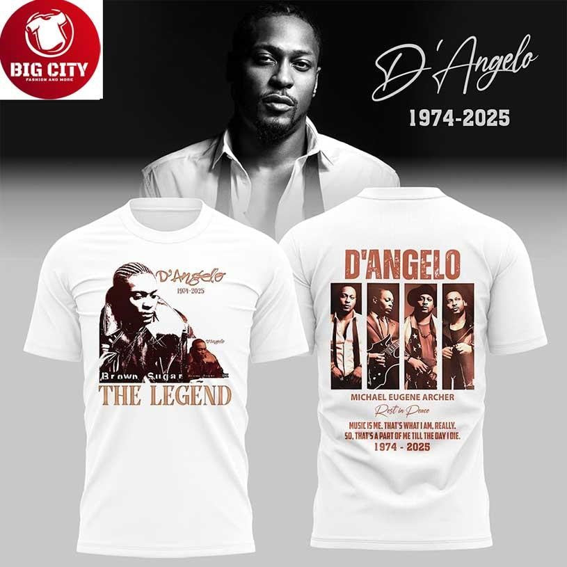 Angelo The Legend Brown Sugar Memorial 2025 New Two Sided Shirt