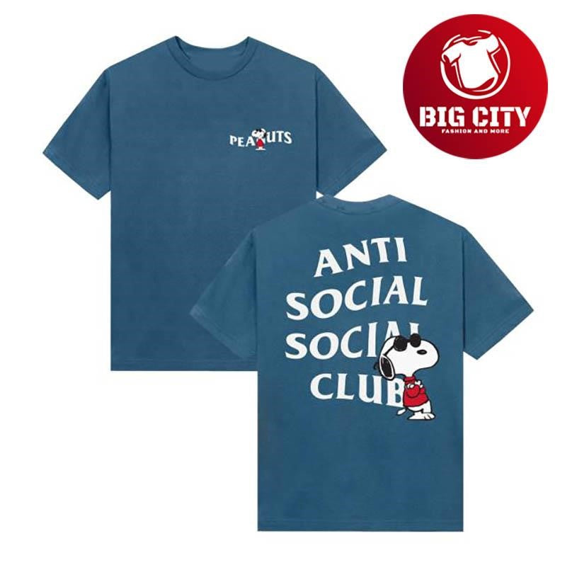 Anti Social Social Club Assc X Peanuts Joe Cool Two Sided Shirt