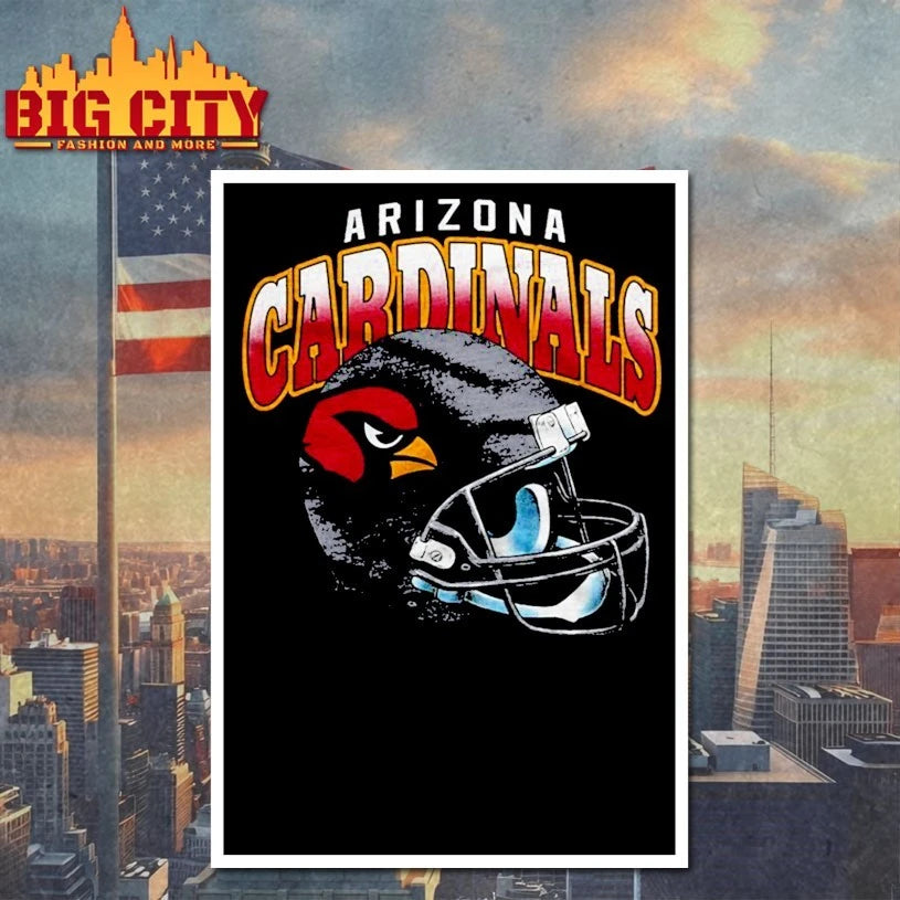 Arizona Cardinals Gradient Helmet Shirt