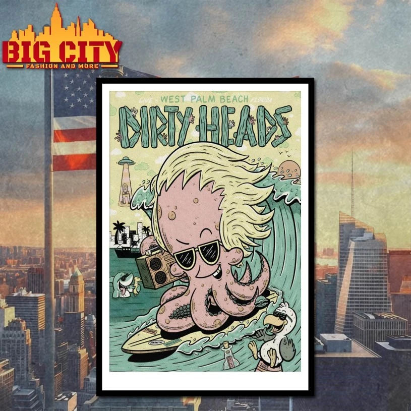 Awesome Dirty Heads West Palm Beach, FL 10-24-2025 Poster shirt