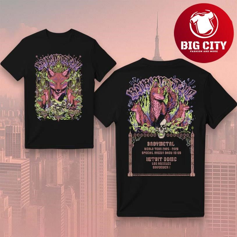 BABYMETAL Fox Chapel New Two Sided Shirt