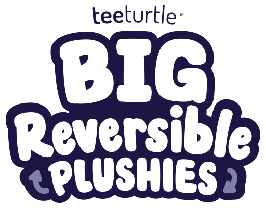 TeeTurtle Big Reversible Octopus Plushie (Aqua + Pink)