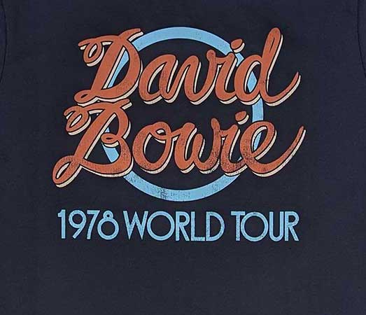 David Bowie | Official Band Ringer T-Shirt | 1978 World Tour