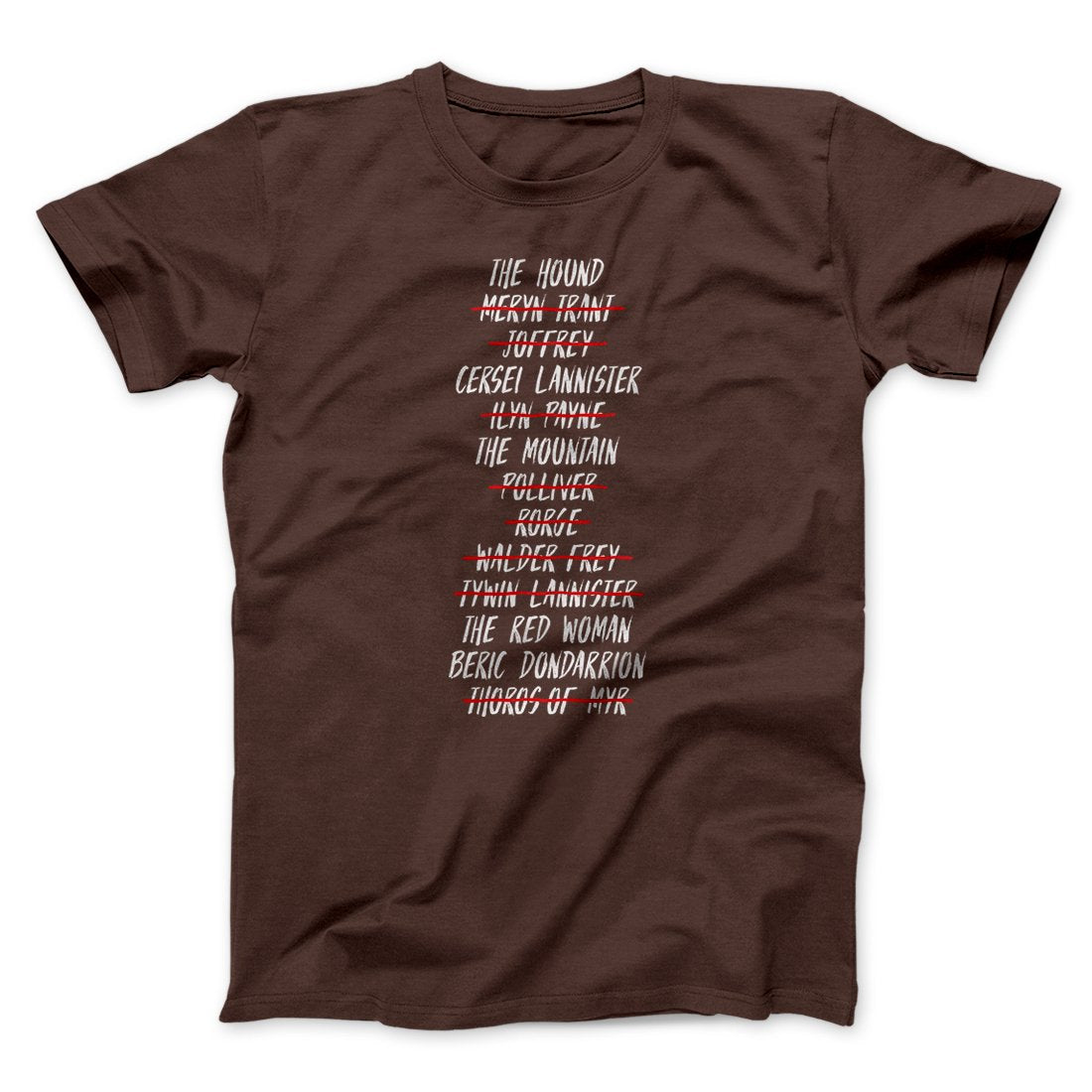 Arya's Kill List Men/Unisex T-Shirt
