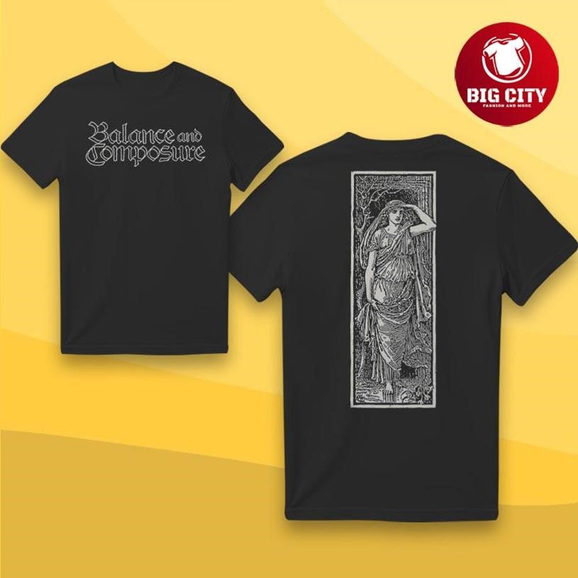 Balance And Composure Woodcut Two Sided Shirt