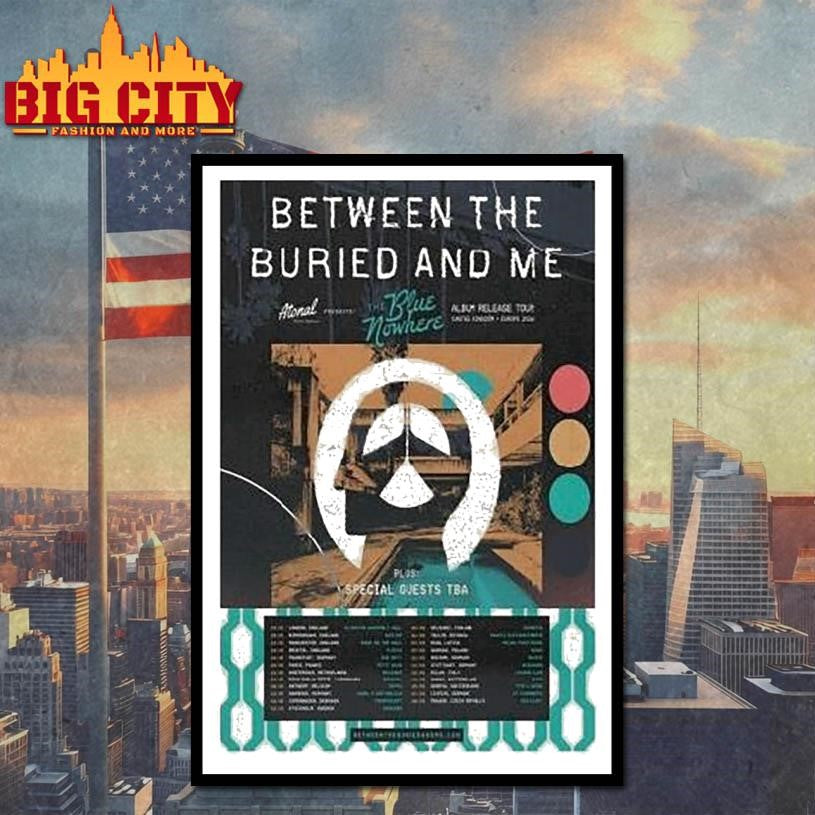 Between The Buried And Me Uk Europe Tour 2026 Shirt