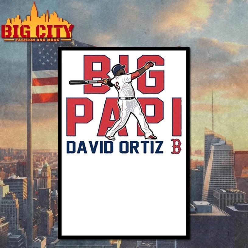 Big Papi David Ortiz Boston Red Sox Cooperstown Player Shirt