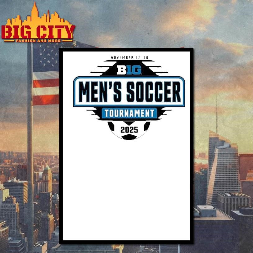 Big Ten Men’s Soccer Tournament 2025 shirt