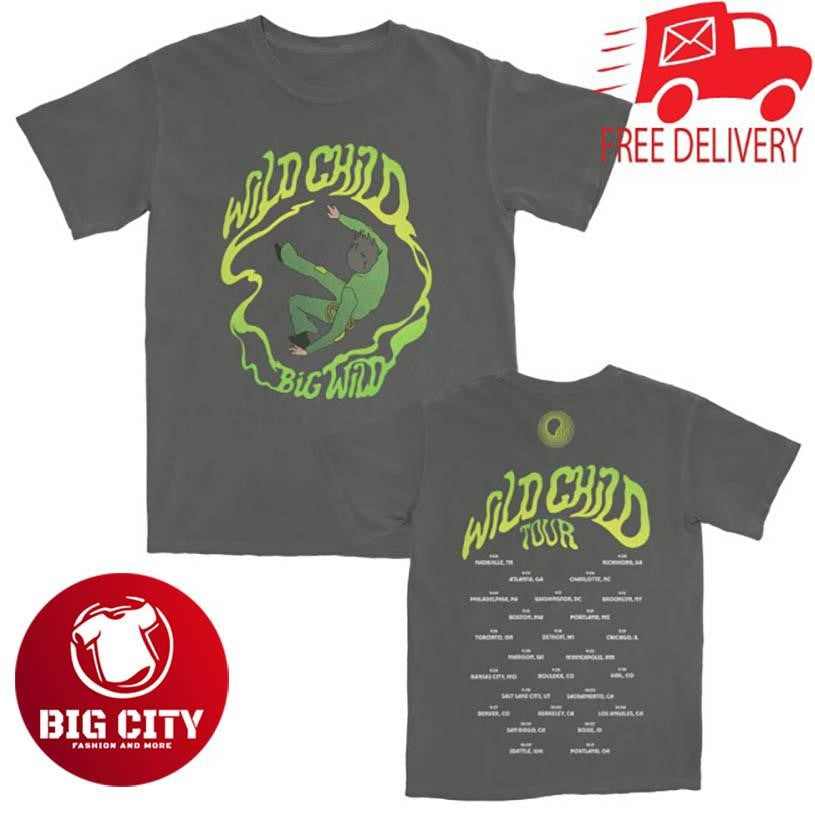 Big Wild Music Wild Child 2025 Tour Two Sided Shirt