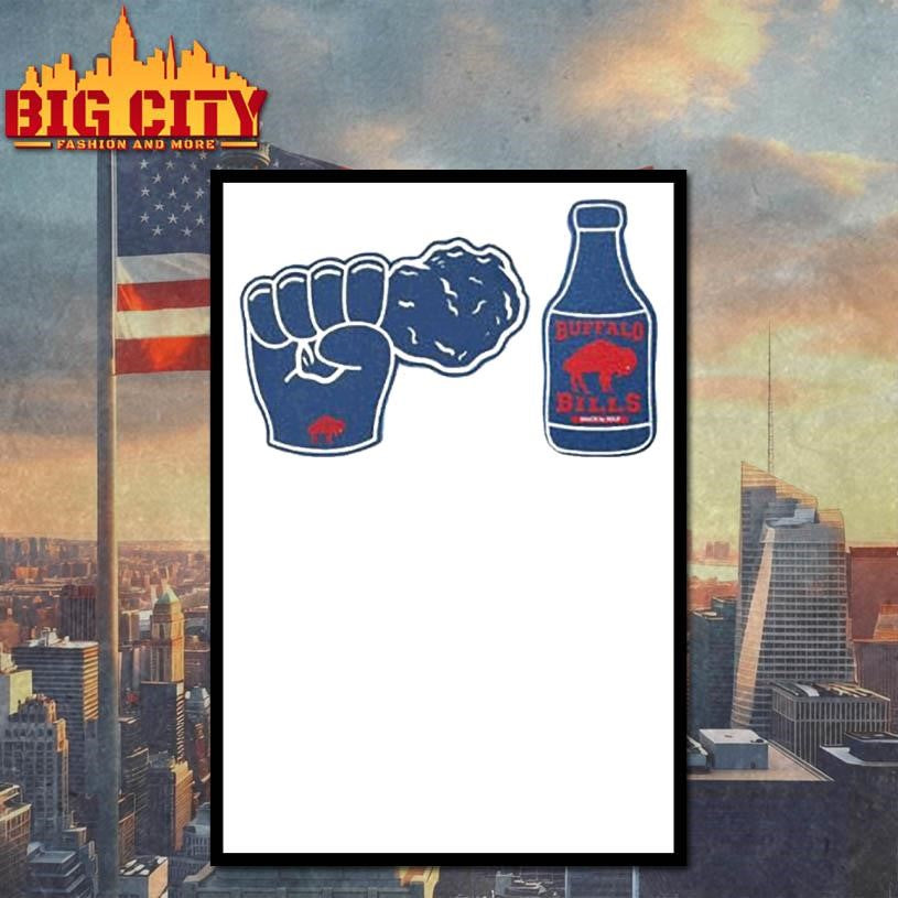 Bills Fist & Hot Sauce By Golf Shirt