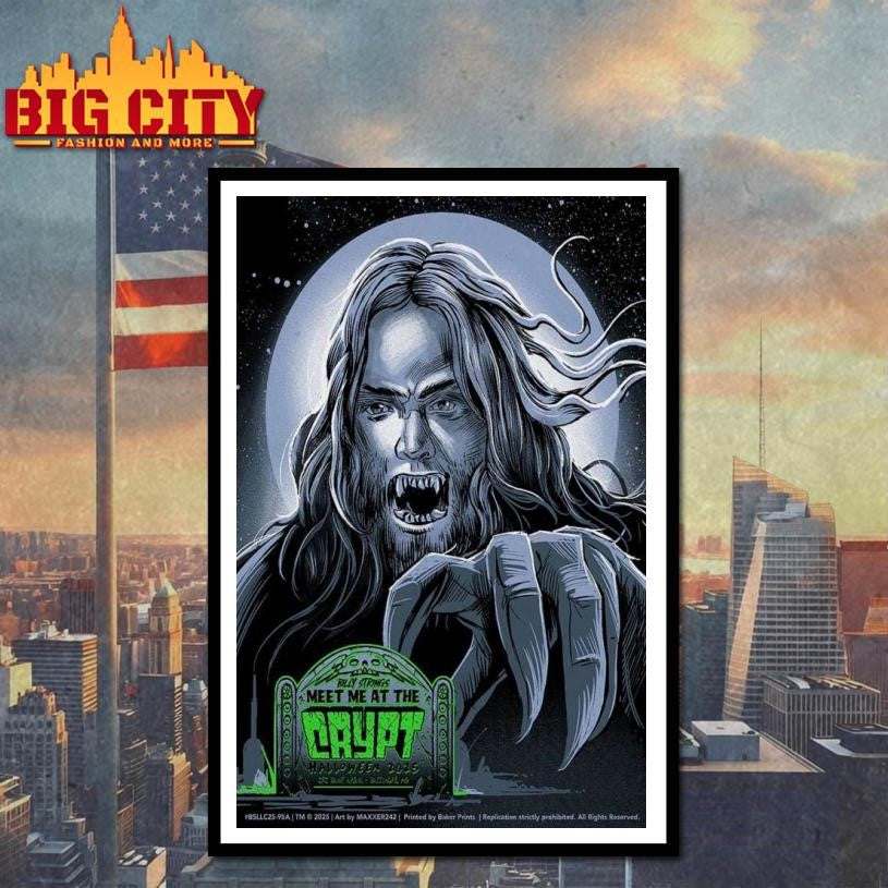 Billy Strings Meet Me At The Crypt CFG Poster Shirt