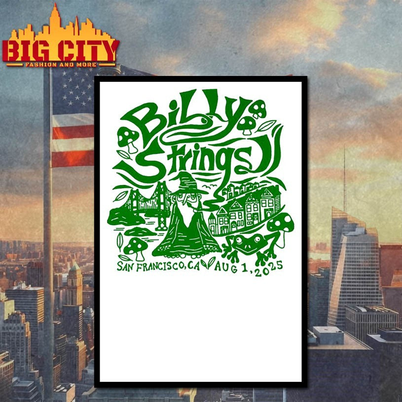 Billy Strings San Francisco Wizard Shirt