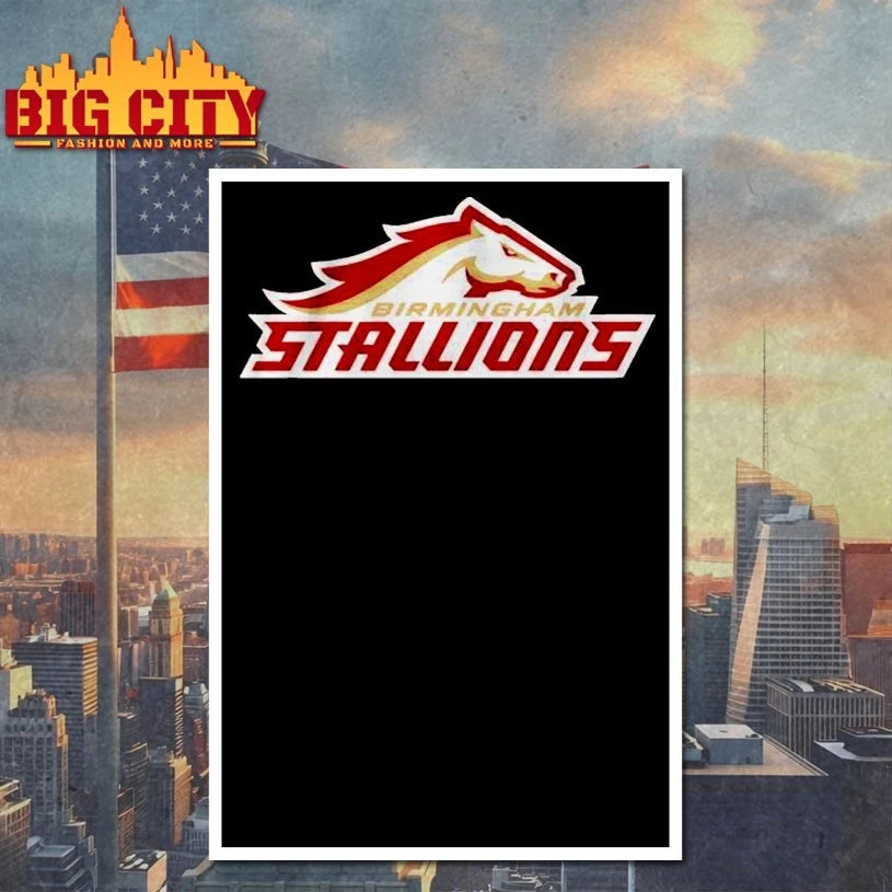 Birmingham Stallions Lockup Logo Shirt