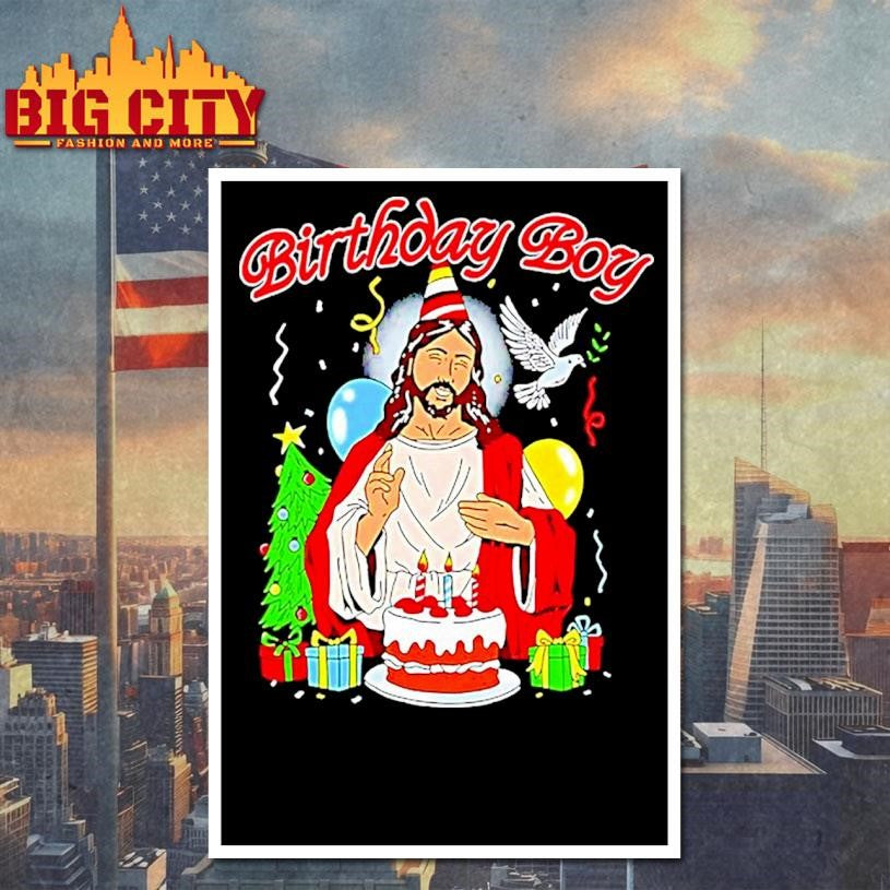 Birthday Boy Jesus Christmas Shirt
