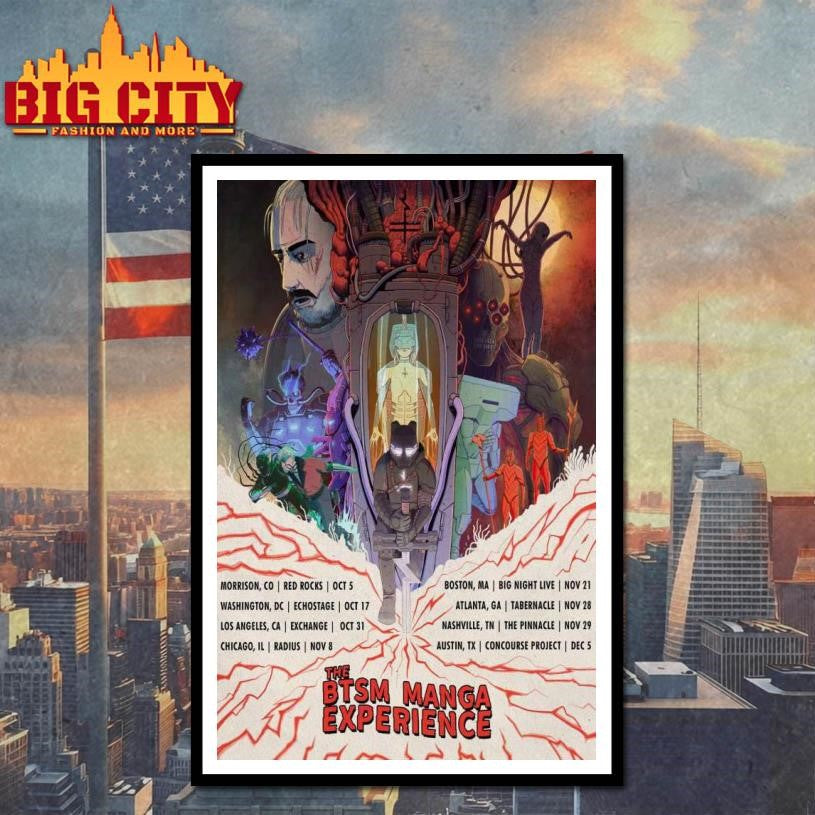 Black Tiger Sex Machine Manga Experience Tour 2025 Poster Shirt