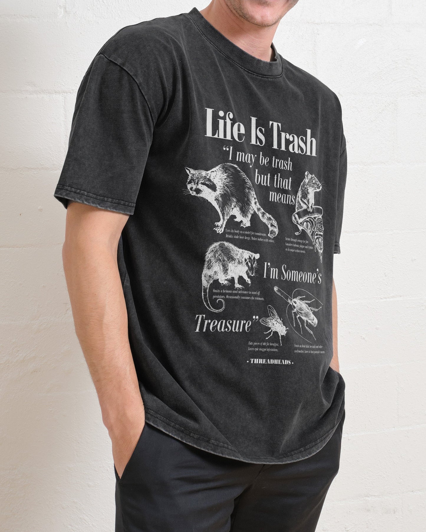 Life Is Trash Oversized Tee