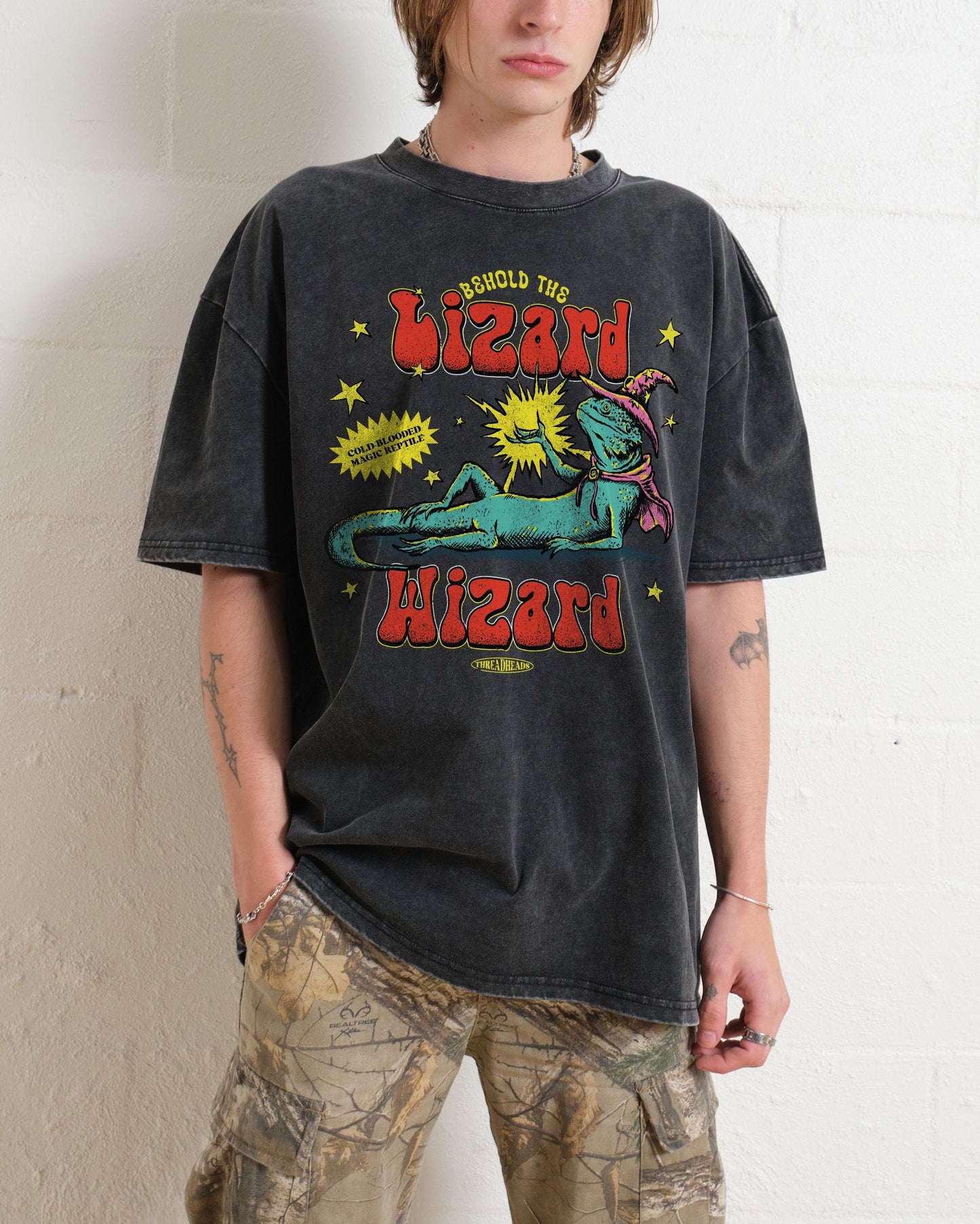 Lizard Wizard Oversized Tee