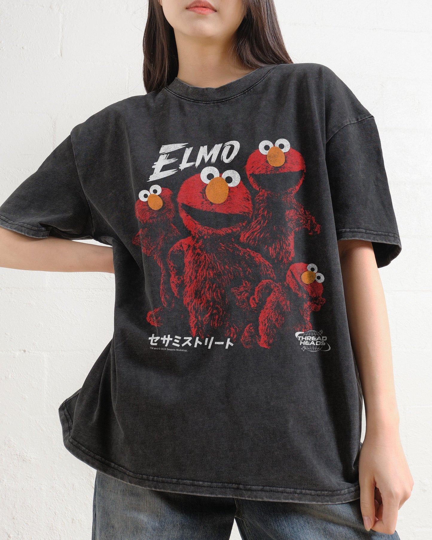 Tokyo Elmo Oversized Tee