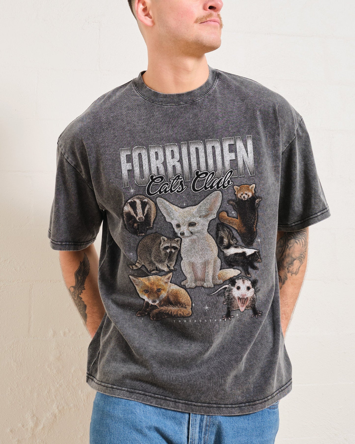 Forbidden Cat Club Oversized Tee