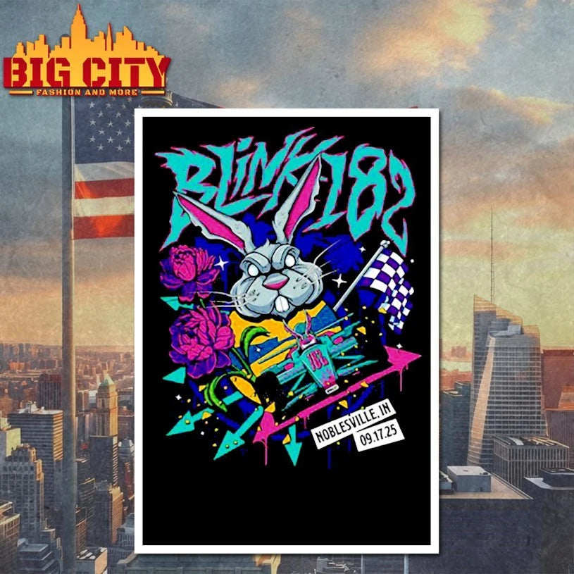 Blink 182 Noblesville, IN Tour Sep 17 2025 Shirt