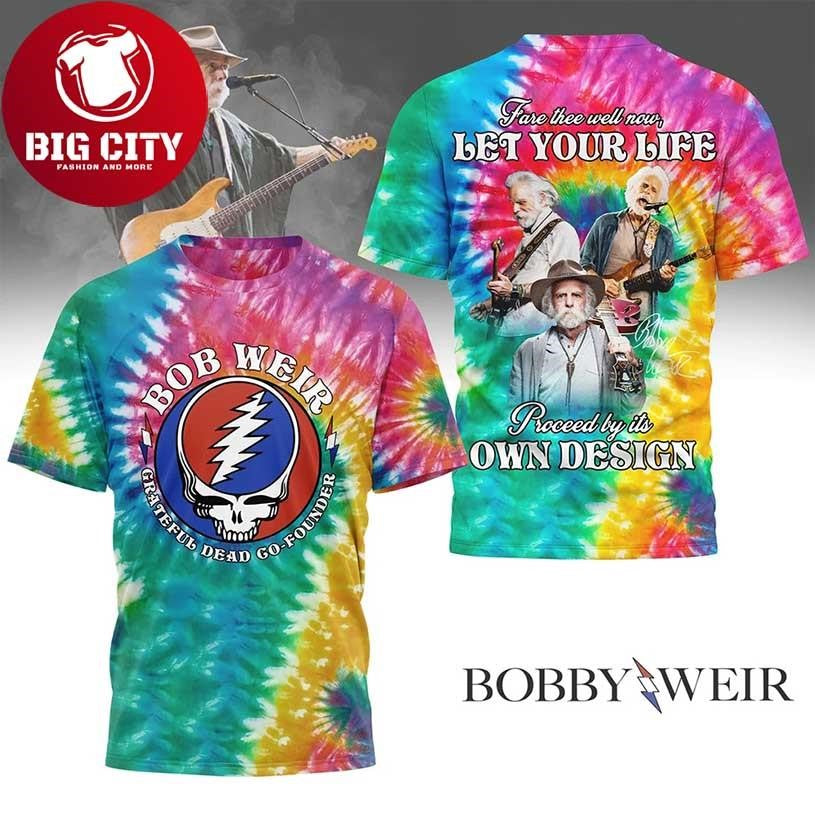 Bobby Weir Grateful Dead Co Founder Tie Dye 2026 Two Sided Shirt