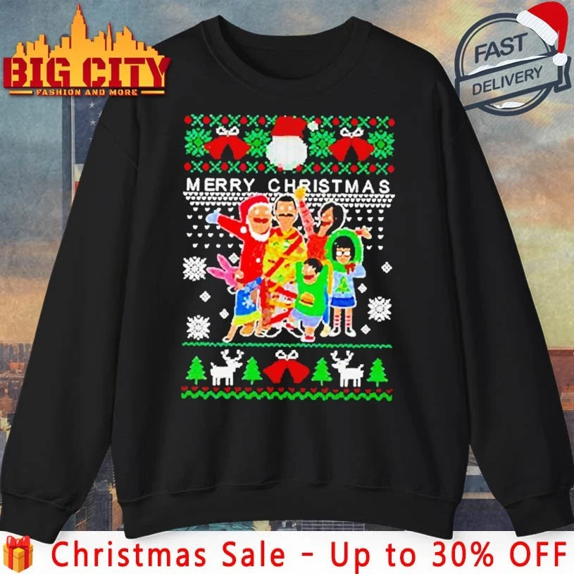 Bob’s Burgers Family Merry Christmas Ugly 2025 shirt