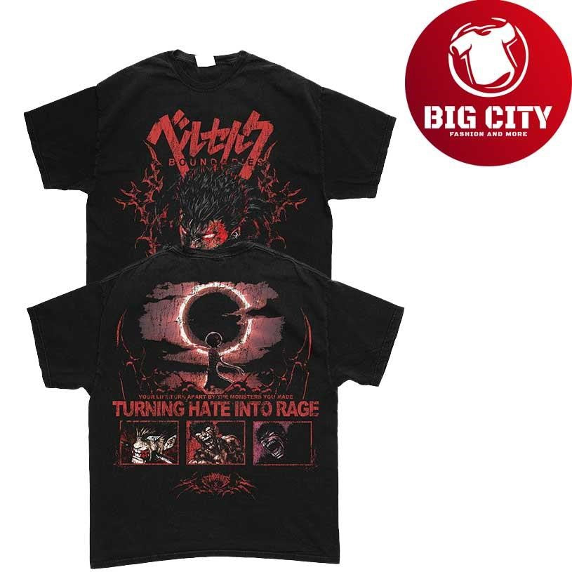 Boundaries Shop Merch Berserk 2025 New Two Sided Shirt
