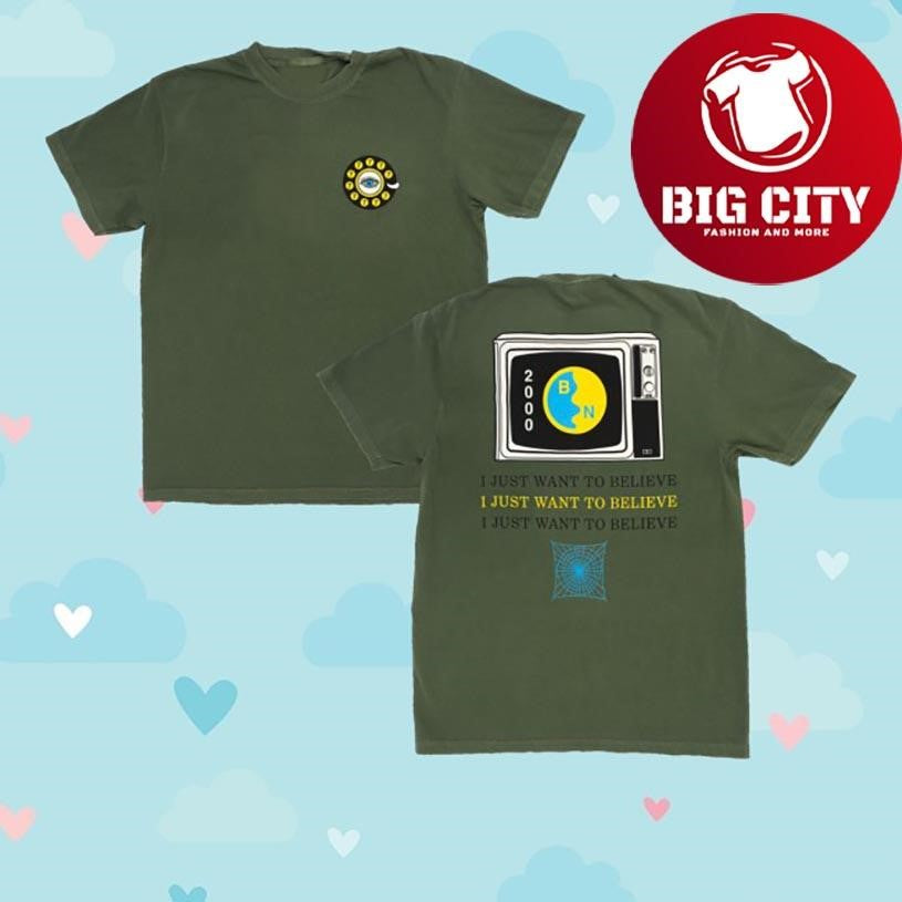 Brand New Just Want To Believe Two Sided Shirt