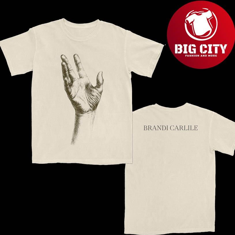 Brandi Carlile Merch Hand 2025 Two Sided Shirt