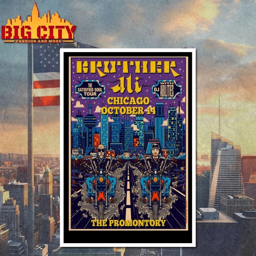 Brother Ali In Chicago IL On Oct 14 2025 Poster Shirt