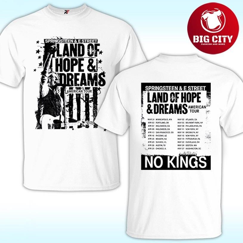 Bruce Springsteen & The E Street Band Tour 2026 Two Sided Shirt