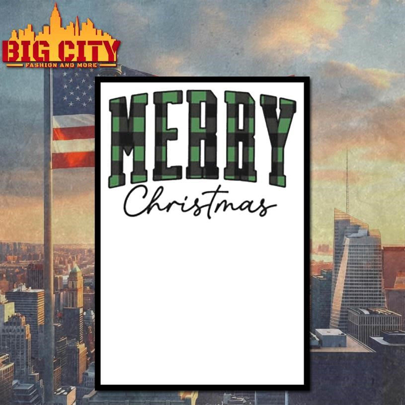 Buffalo Plaid Merry Christmas Shirt