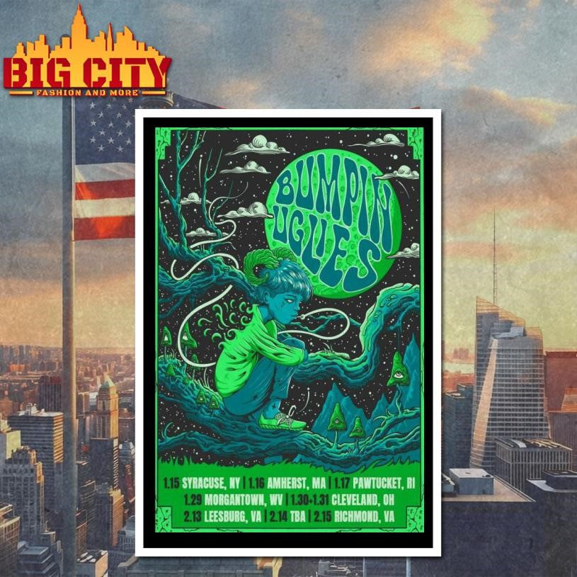 Bumpin Uglies Ice Cold Winter New Tour 2026 Poster Shirt