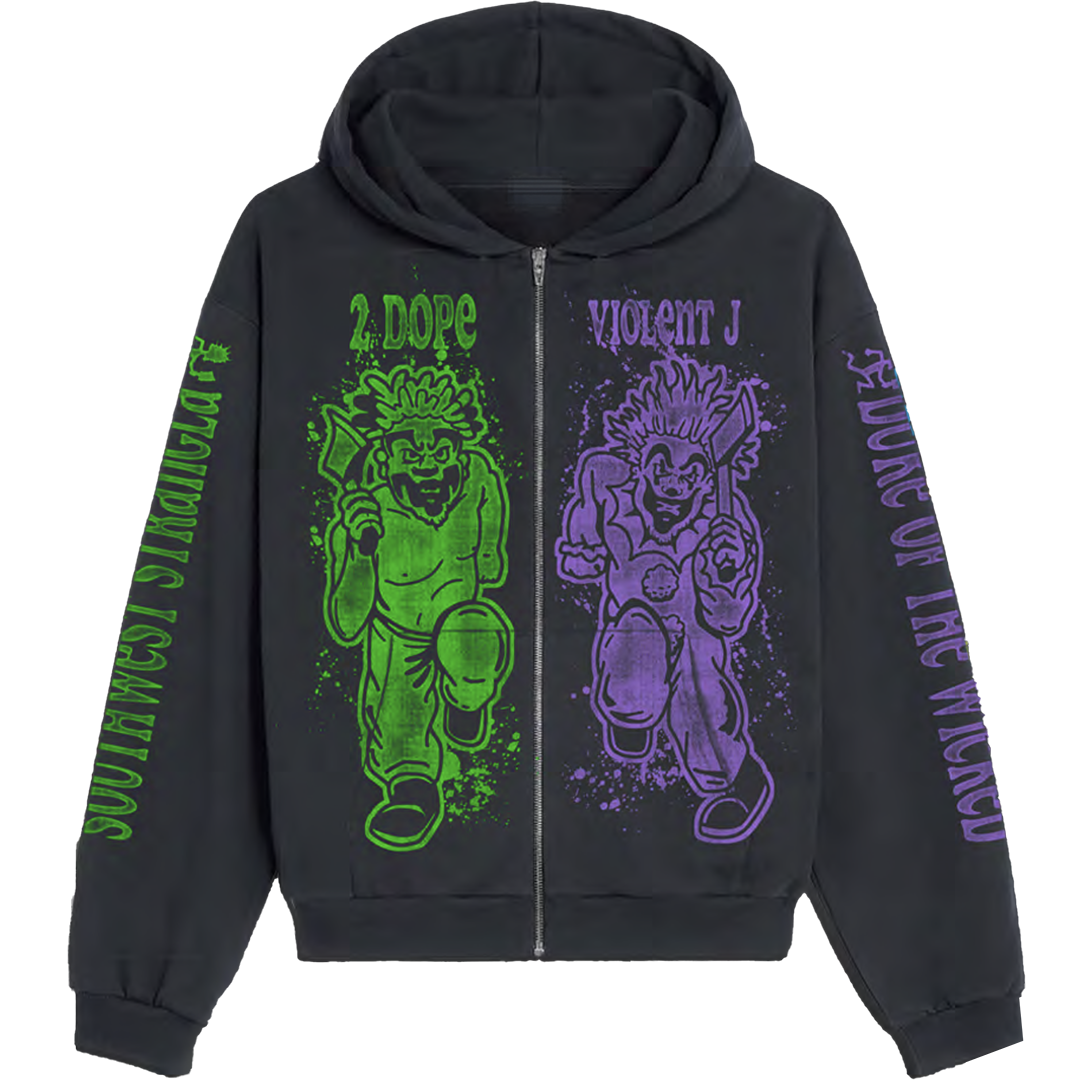 "Running With Axes" Zip Hoodie