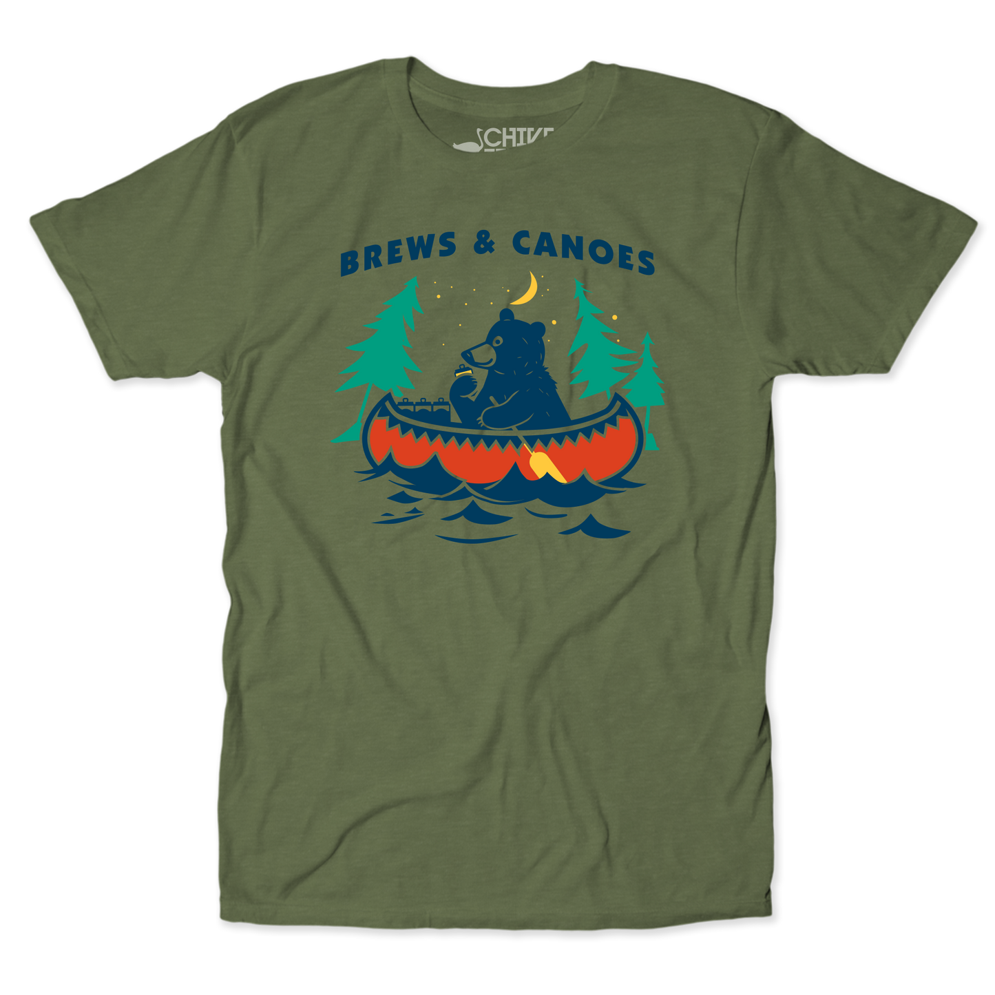 Brews And Canoes Unisex Tee
