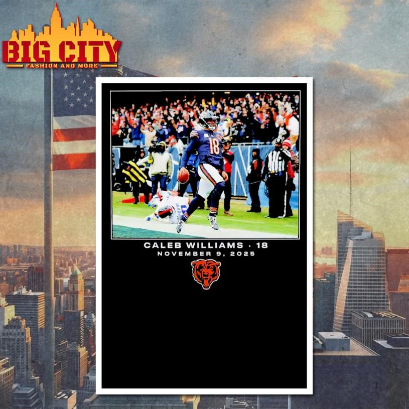 Caleb Williams Bears Flash Features Week 10 Shirt