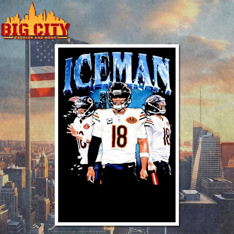 Caleb Williams Bears Iceman 2025 Shirt