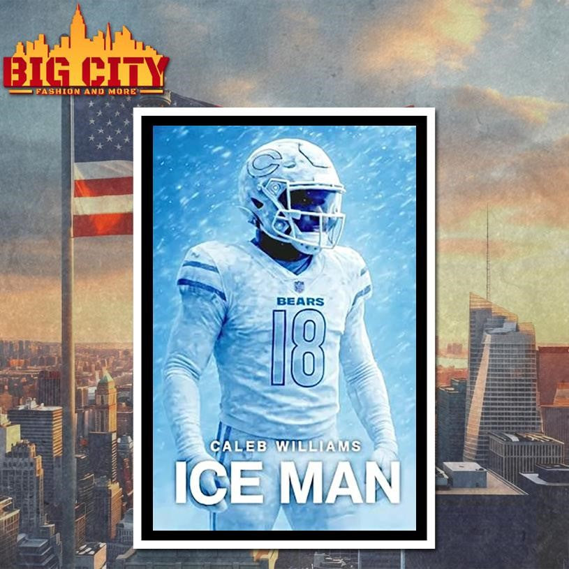 Caleb Williams Ice Man Da Bears Shirt