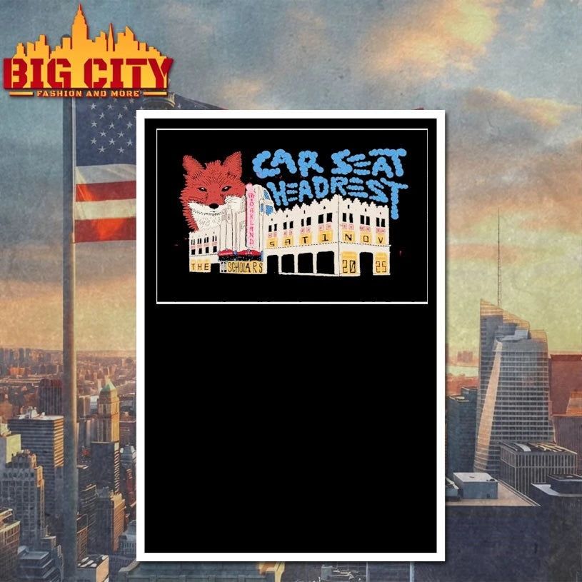 Car Seat Headrest November 1 2025 Oakland, California Poster shirt