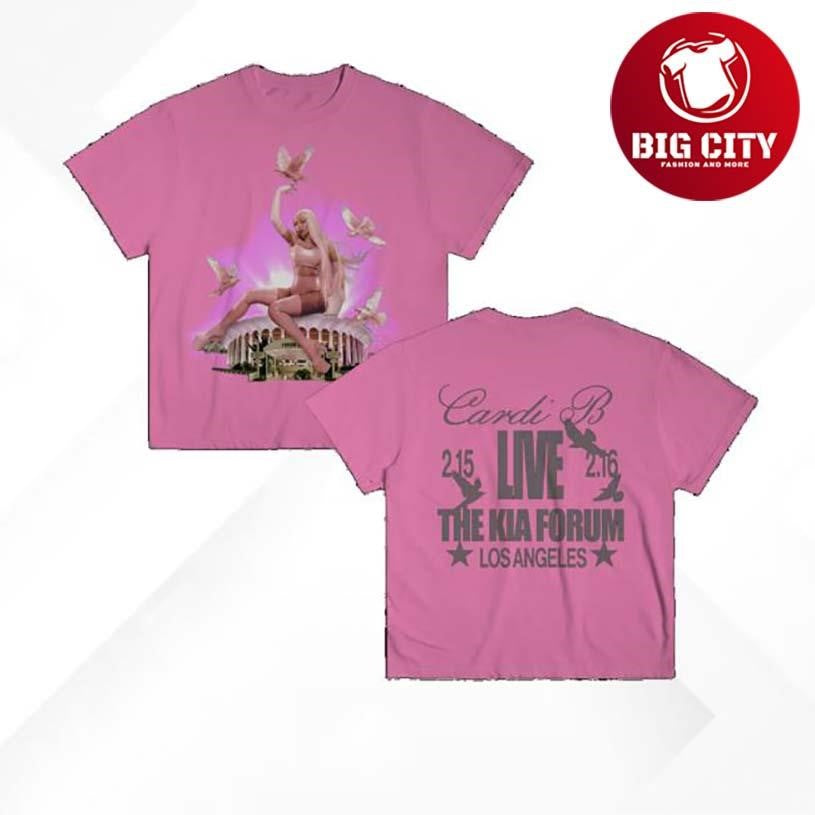 Cardi B Store Kia Forum Exclusive Two Sided Shirt