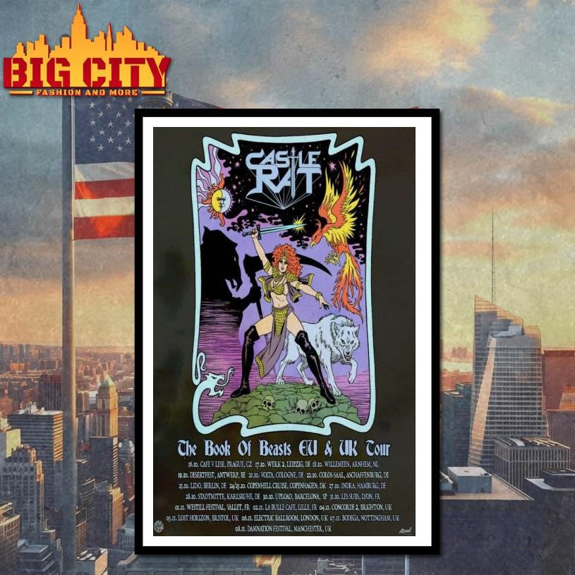 Castle Rat US Tour 2025 Poster Shirt
