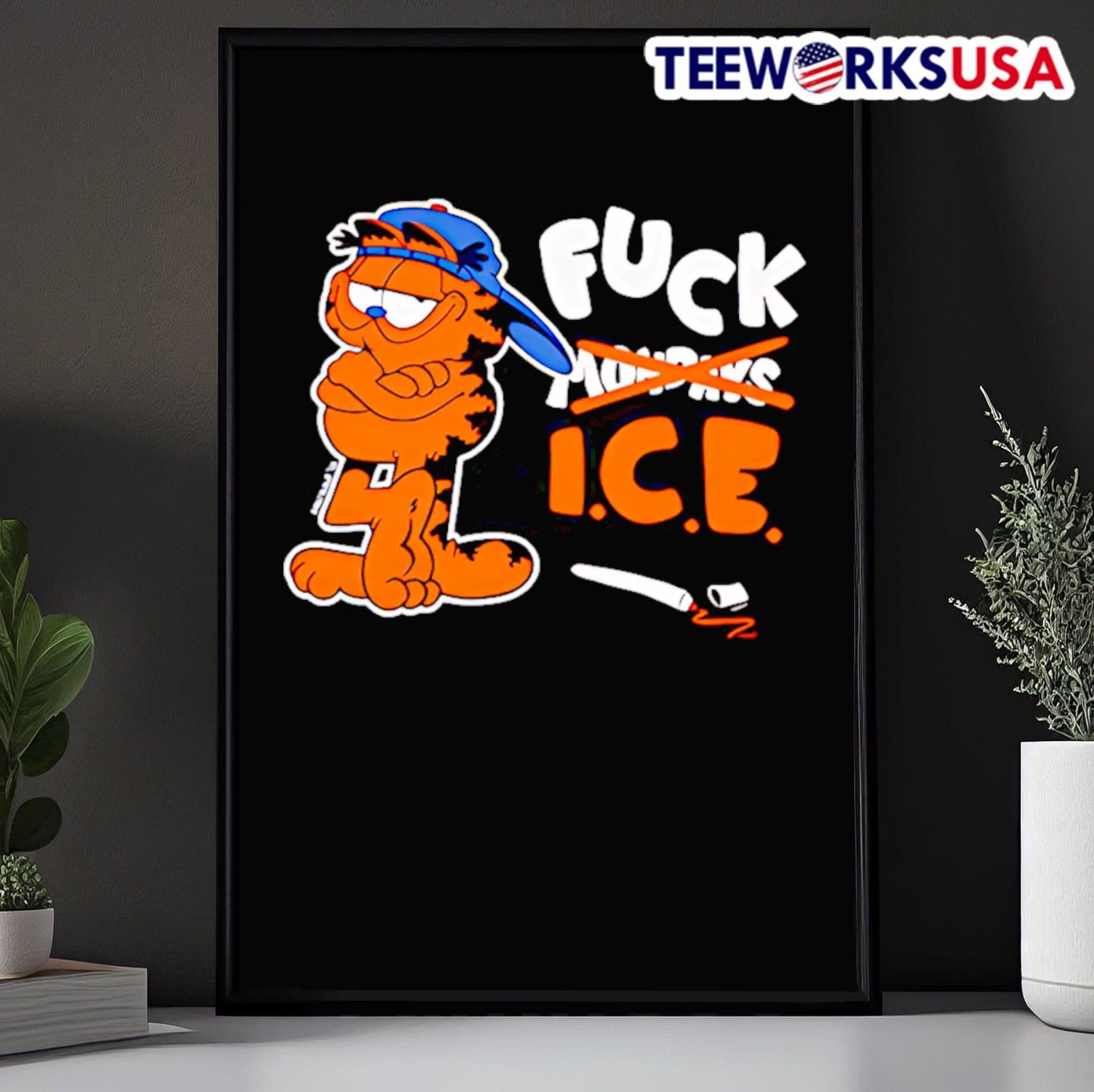 Cat Says Fuck ICE Shirt
