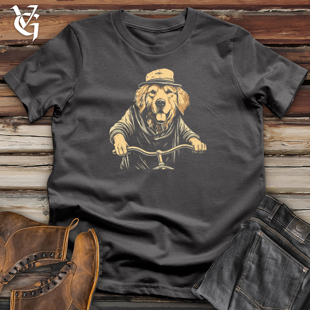 Retro Cruiser Golden Retriever Softstyle Tee