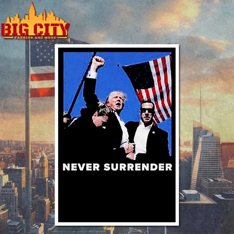 Charlie Kirk Never Surrender Trump Shirt