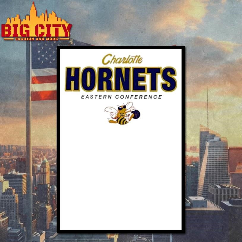 Charlotte Hornets Western Conference Low Block Franklin Shirt